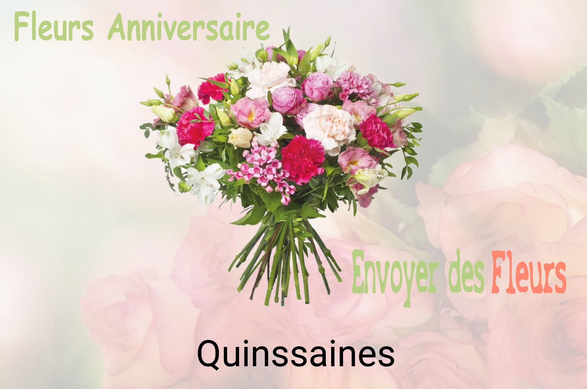Bouquet de fleurs d’anniversaire livré à Quinssaines