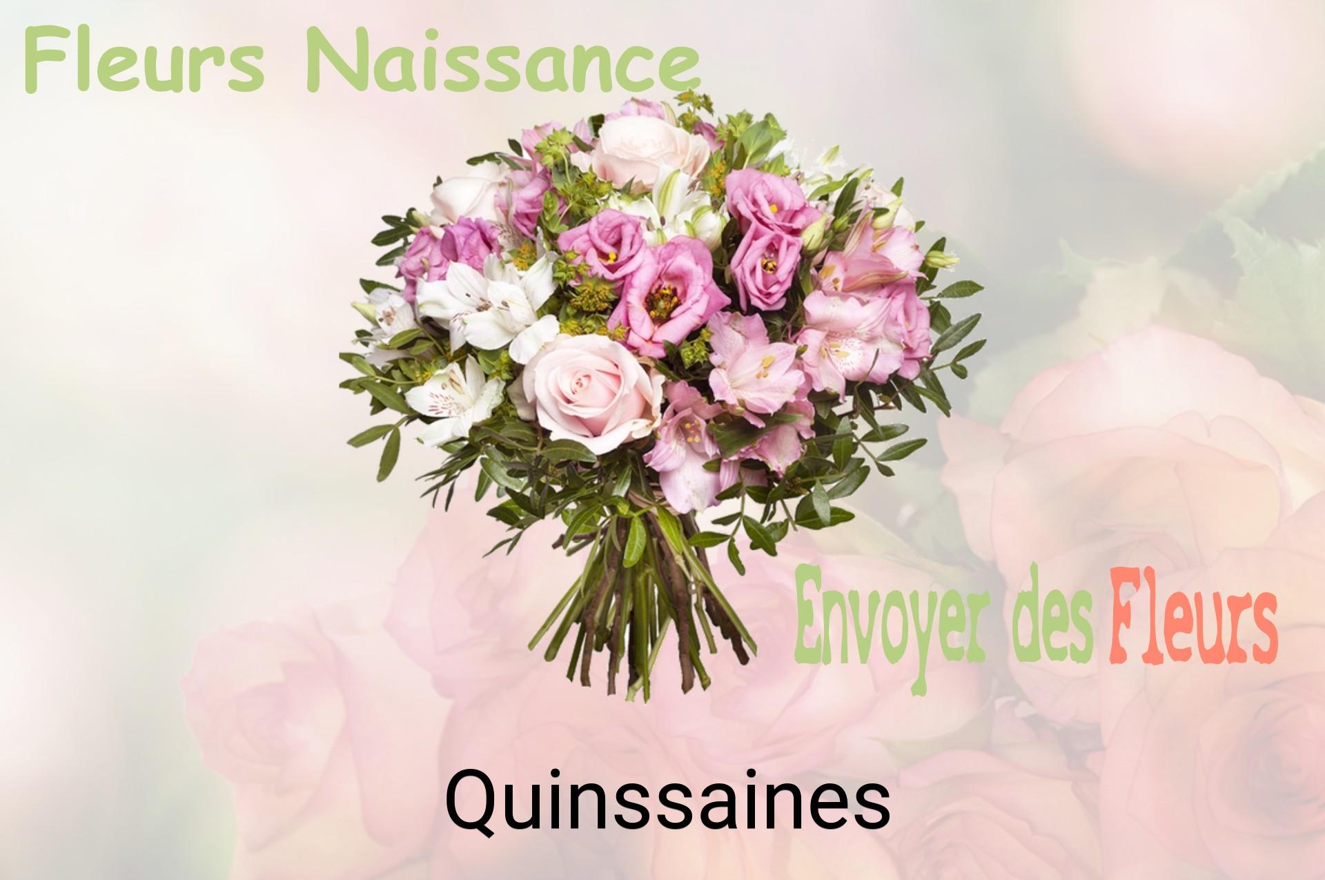 Bouquet de fleurs de naissance livré à Quinssaines